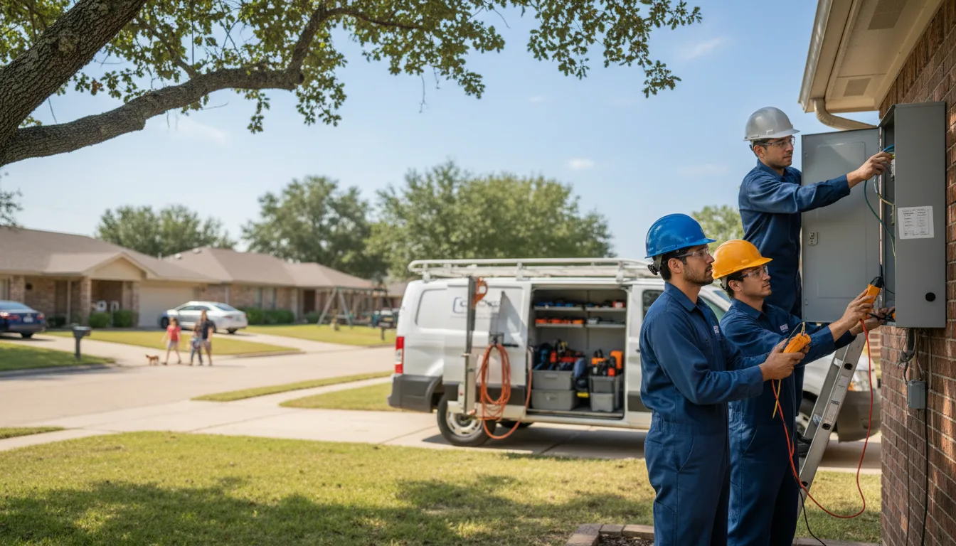 Certified electrician providing emergency electrical services in Danville, IA